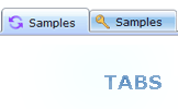 Tabs Style 1  - Buttons gifs