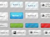 Light Glossy Button Templates