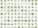 Green Jelly Icons