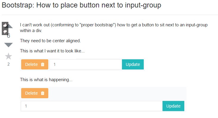  The ways to  insert button  unto input-group