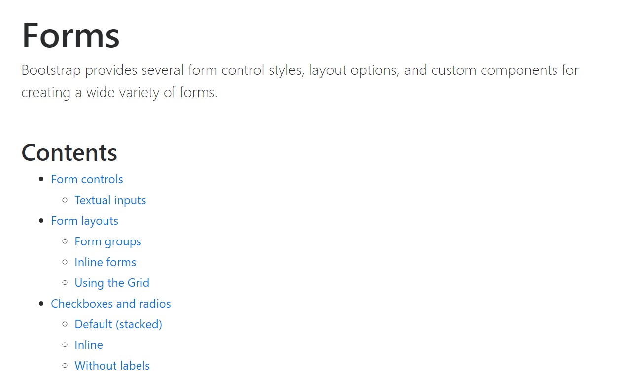  Application of the label  within in Bootstrap Forms: official  documents