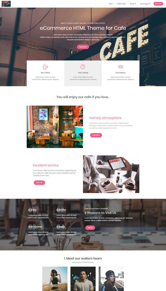Free Homepage Template